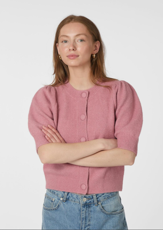 Neo Noir Trudy Knit Cardigan Rose