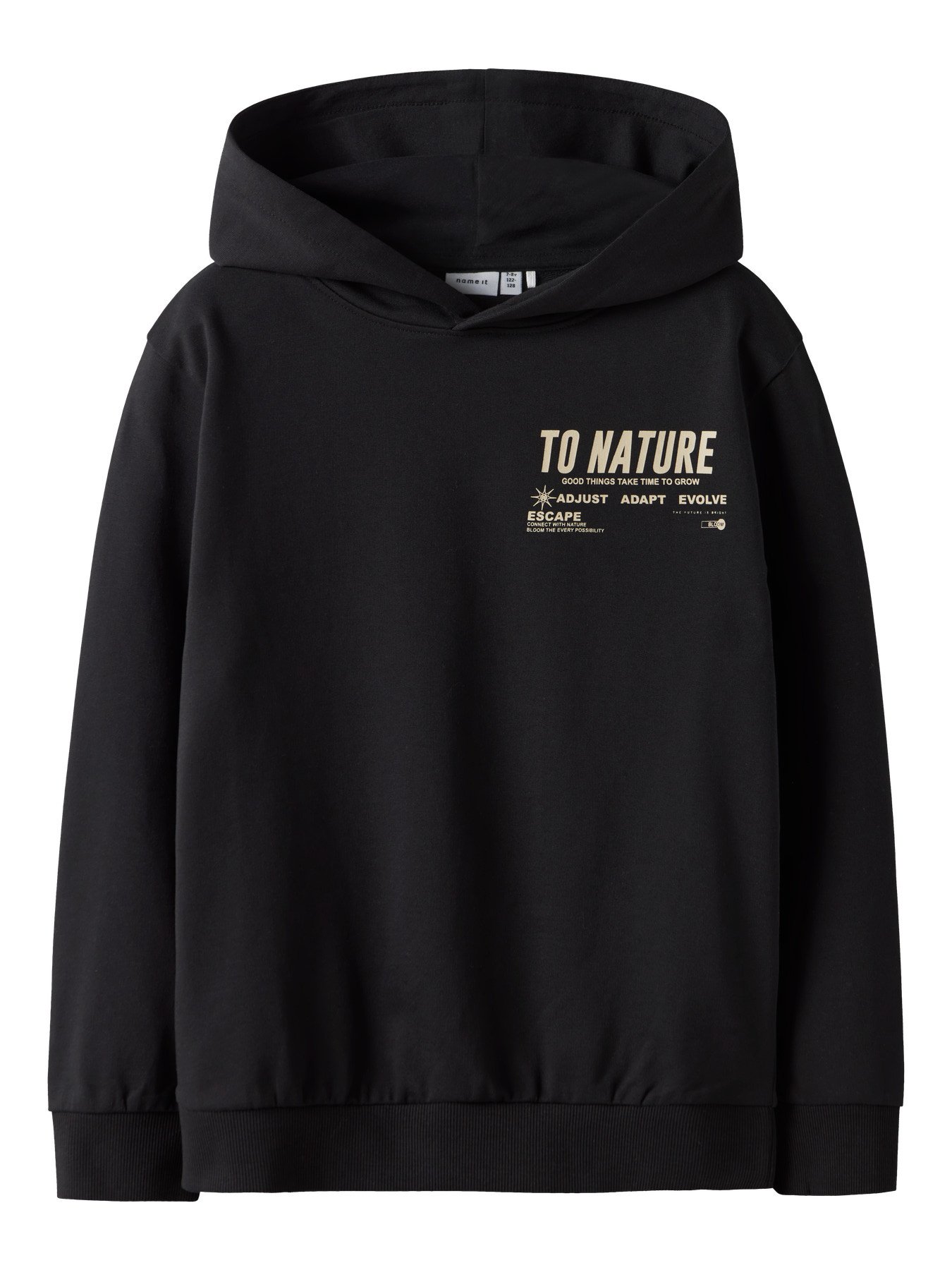 Name it winter sweater jongens - zwart - NkmLaurel