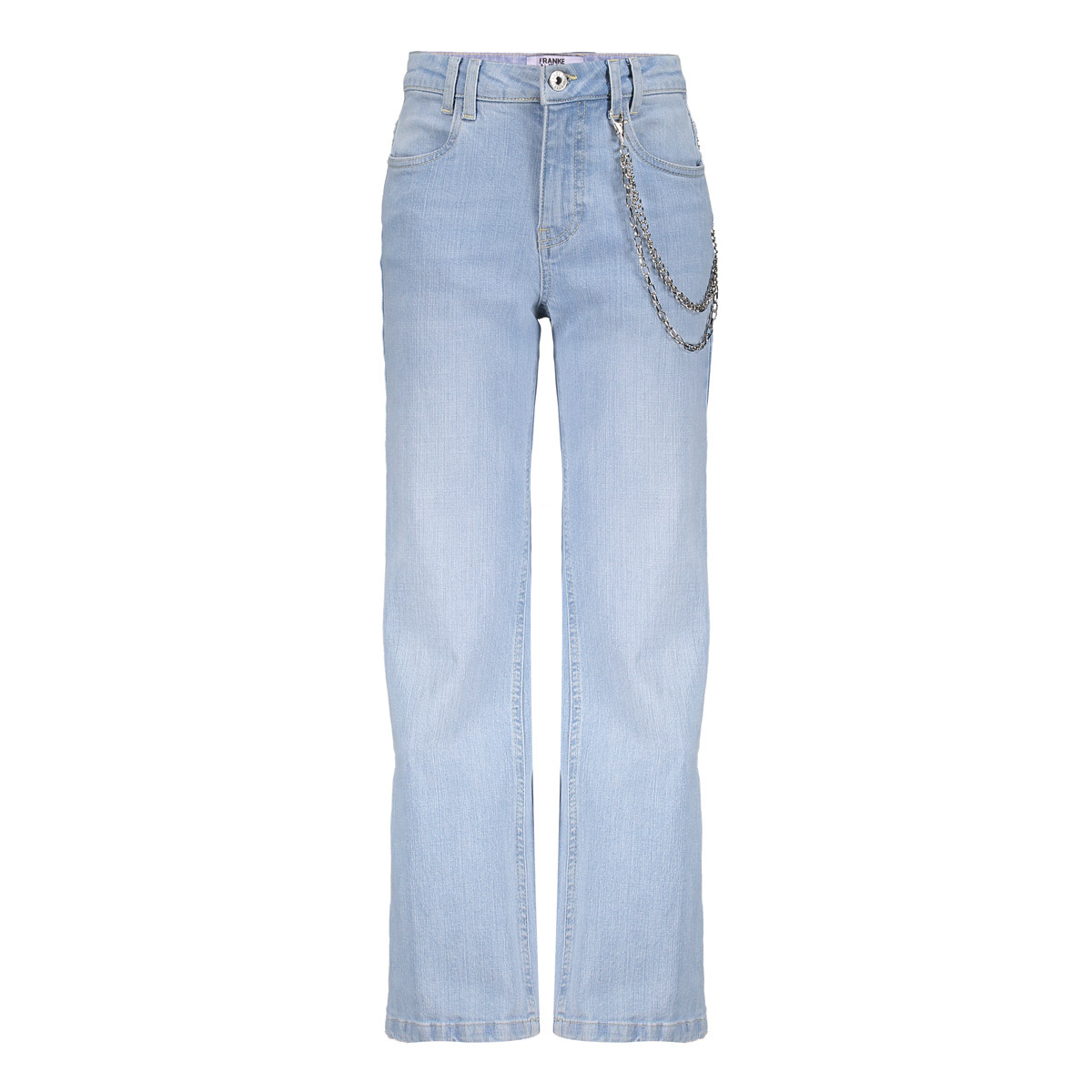 Frankie & Liberty winter jeansbroek meisjes - licht blauw - straight leg fit - Western Yoke