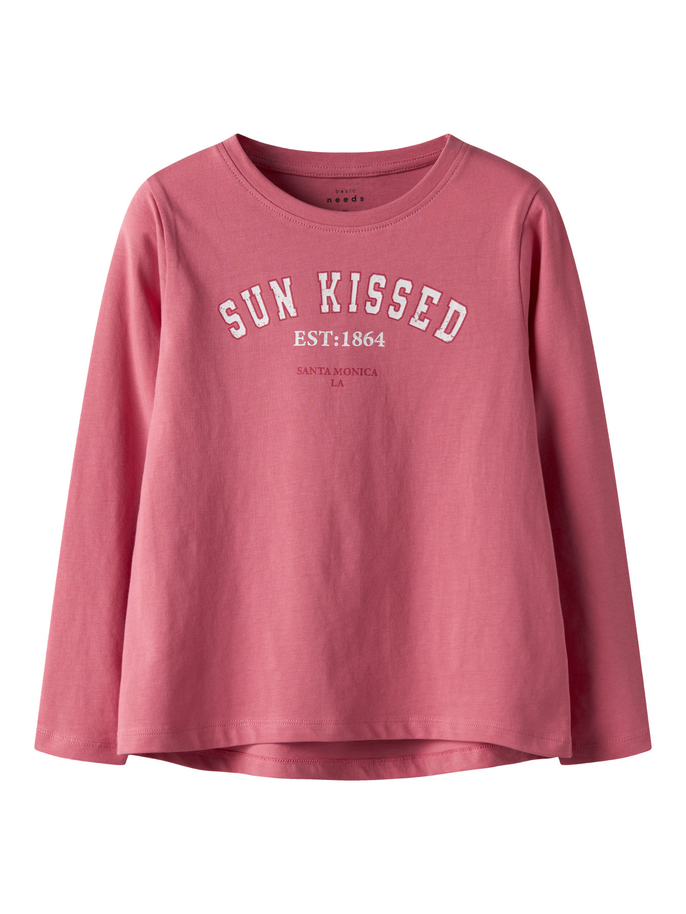 Name it winter shirt meisjes - roze - NkfViolet - loose fit