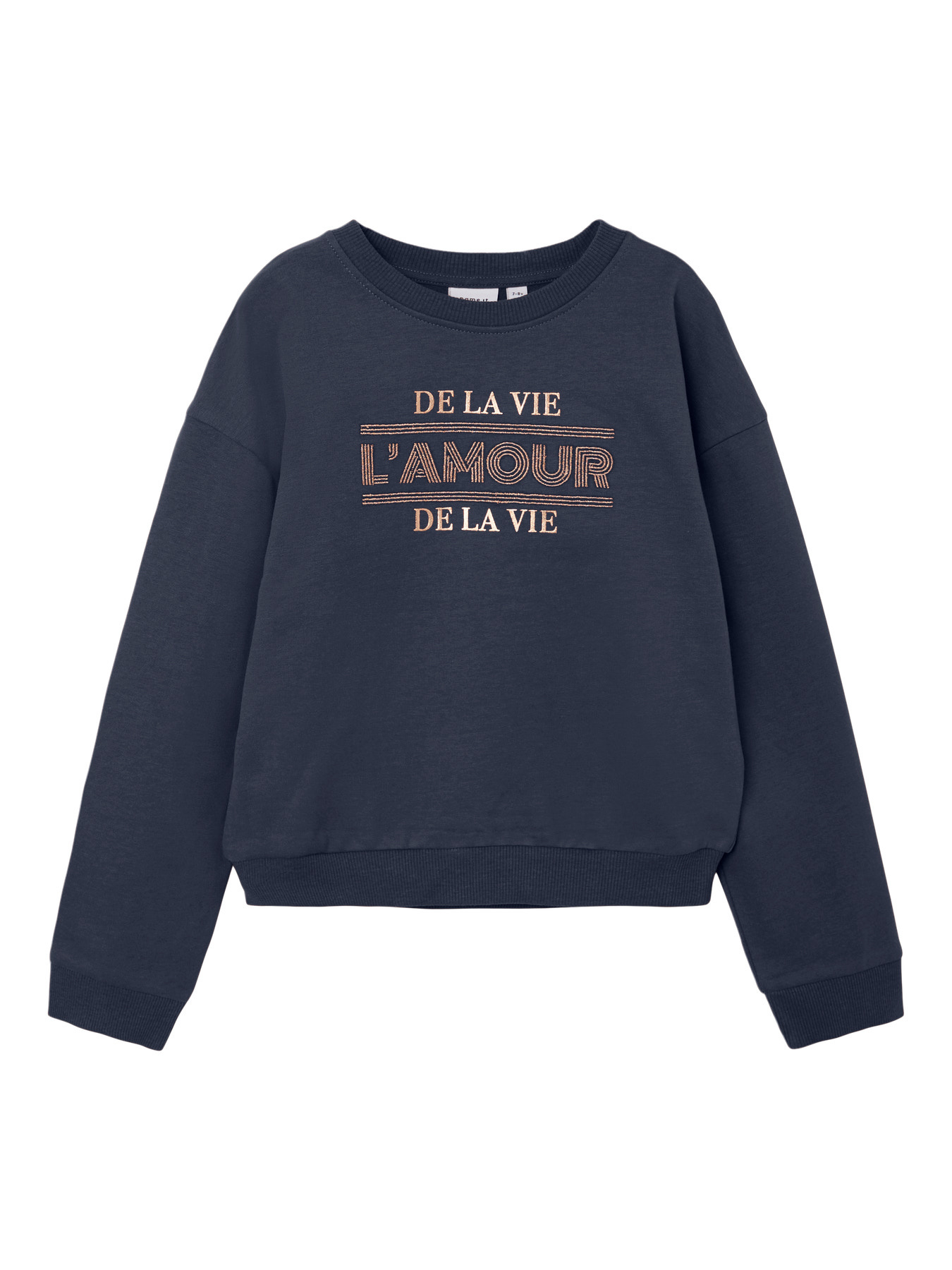 Name it winter sweater meisjes - blauw - NkfPramour