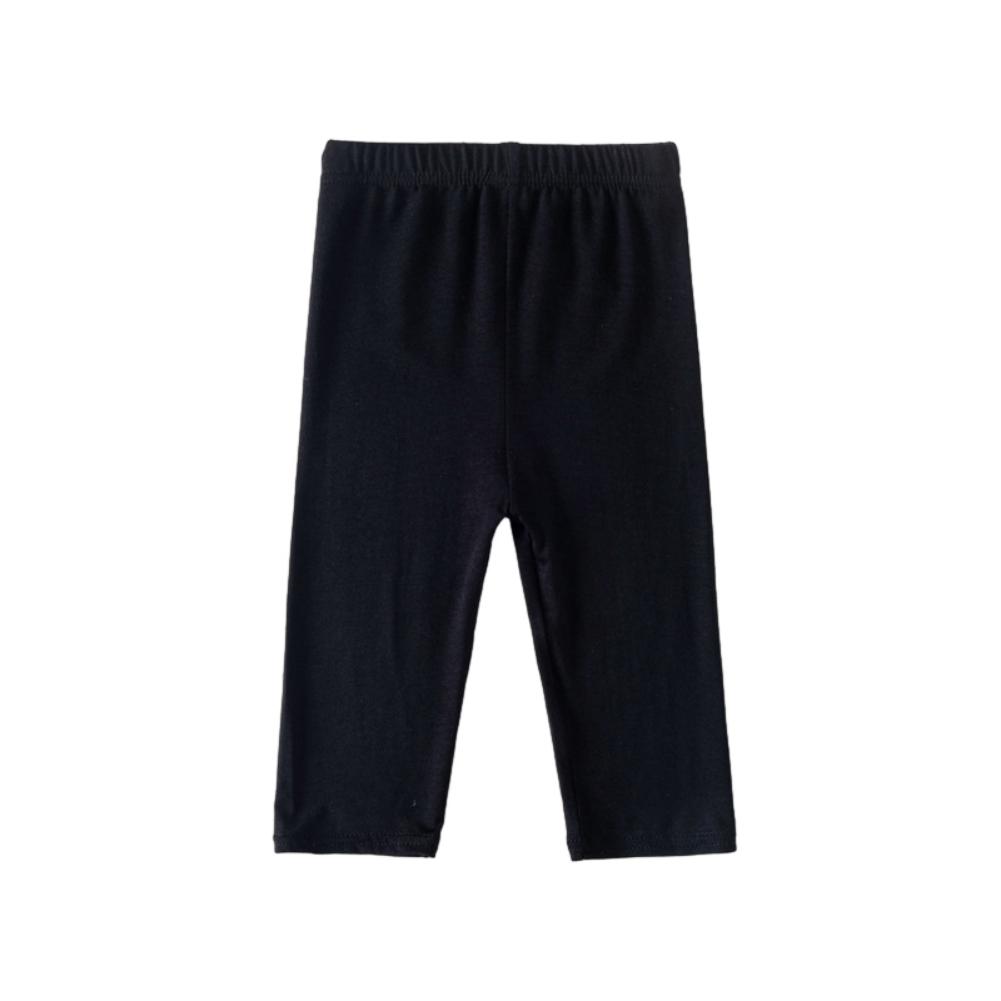 Sunshine kids clothing Meisjes 4-10 jaar korte leggings effen kleur elastische knielange broek 110