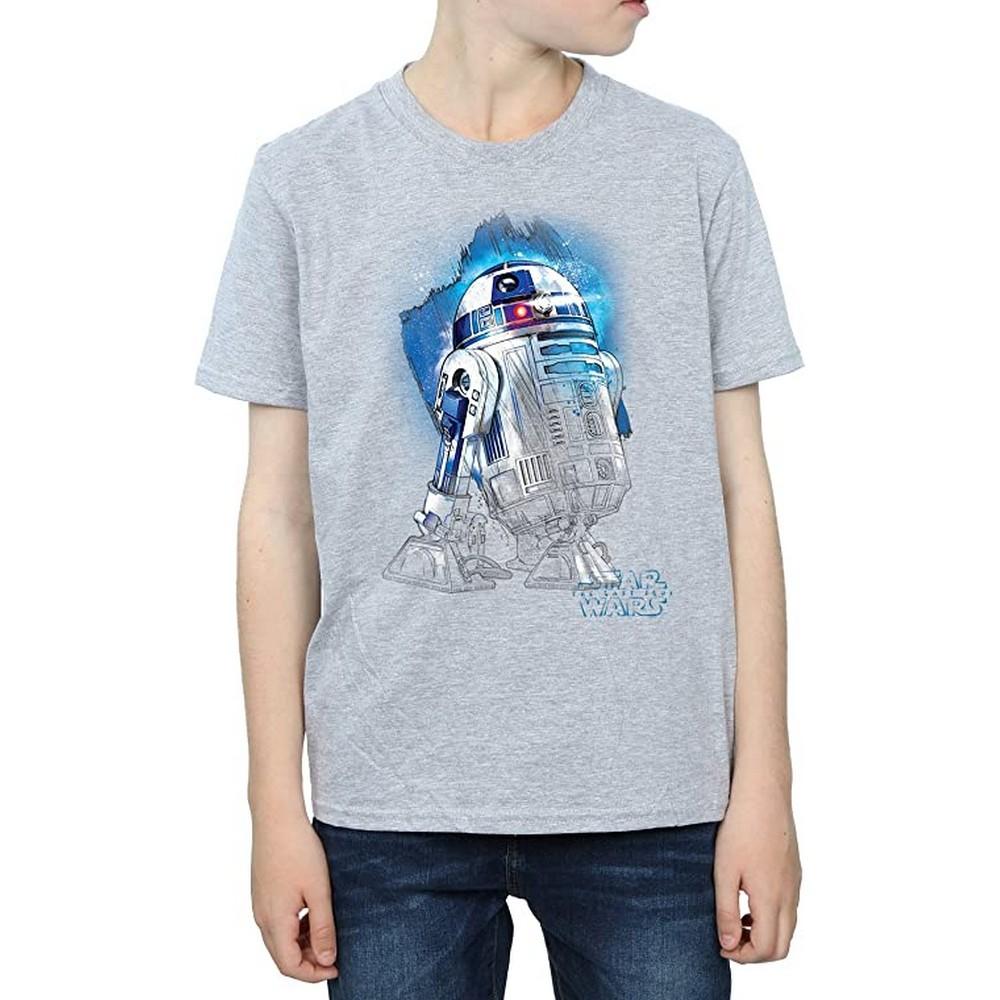 Pertemba FR - Apparel Star Wars: Het laatste Jedi Boys R2-D2 geborsteld T-shirt 7-8 Years