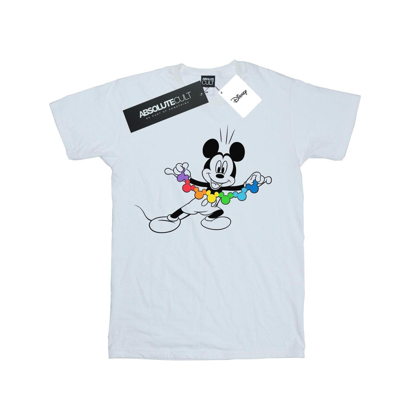 Disney Mickey Mouse T-shirt met regenboogketting voor jongens 5-6 Years