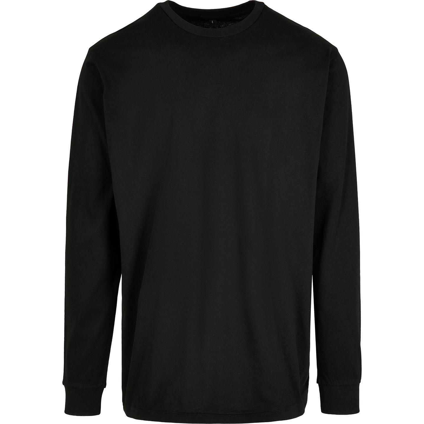 Build Your Brand Heren biologisch geribbeld manchetsweatshirt S