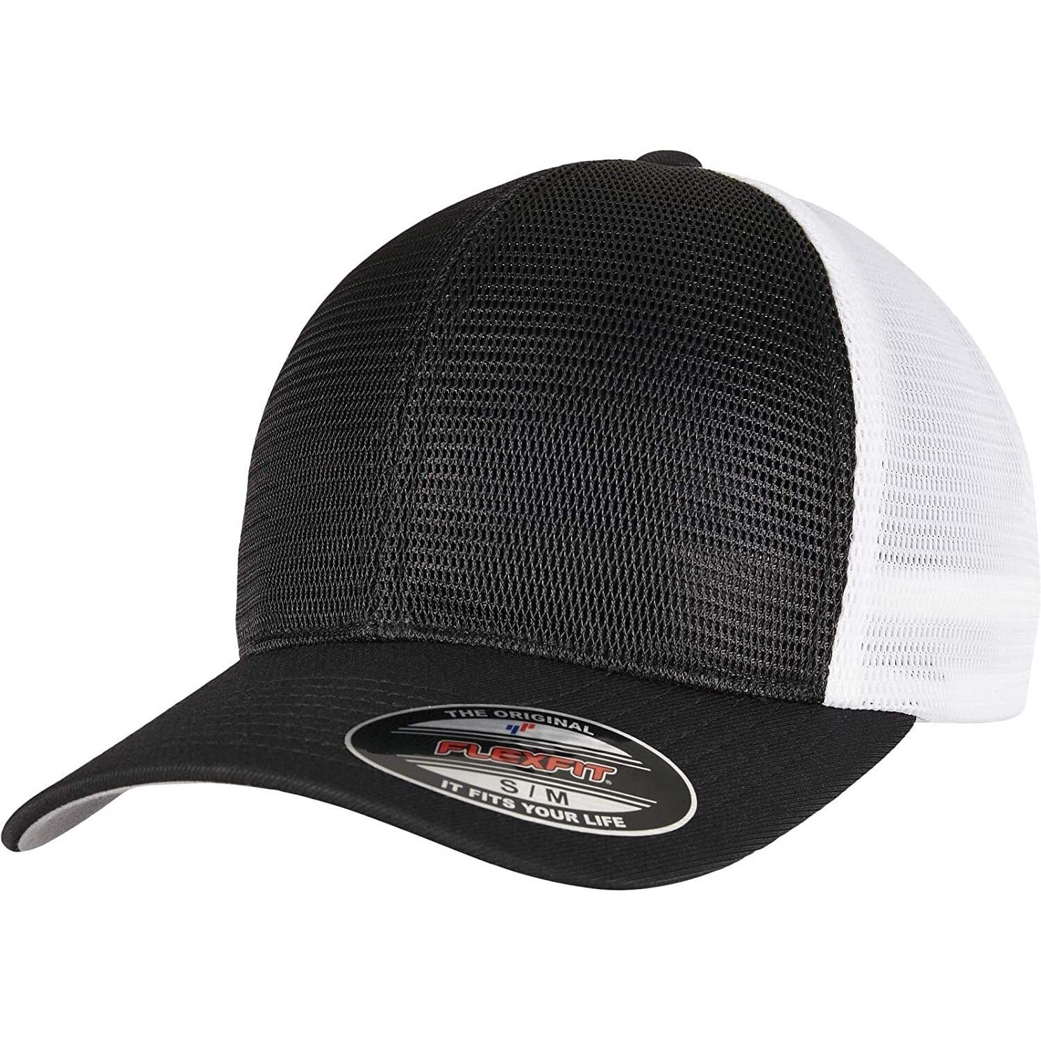 FLEXFIT Unisex volwassen Omnimesh Mesh tweekleurige pet S-M