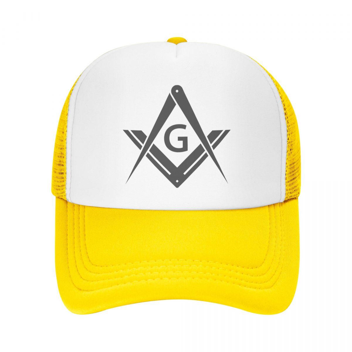 DDecorative Home Vrijmetselaar Logo Baseball Cap WoUnisex Unisex Ademend Vrijmetselaar Vrijmetselarij Trucker Hat Outdoor Snapback Caps Zonnehoeden Trucker Hat