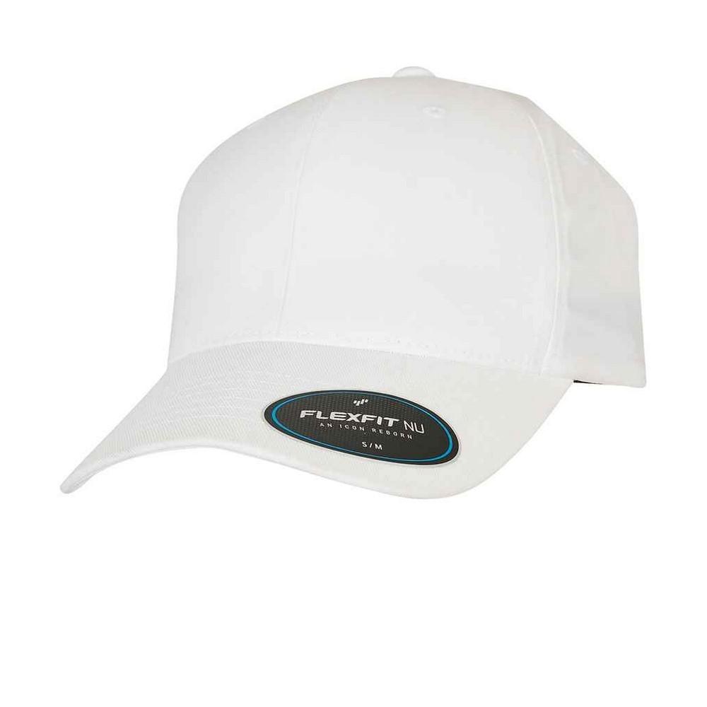 FLEXFIT NU-baseballpet S-M wit