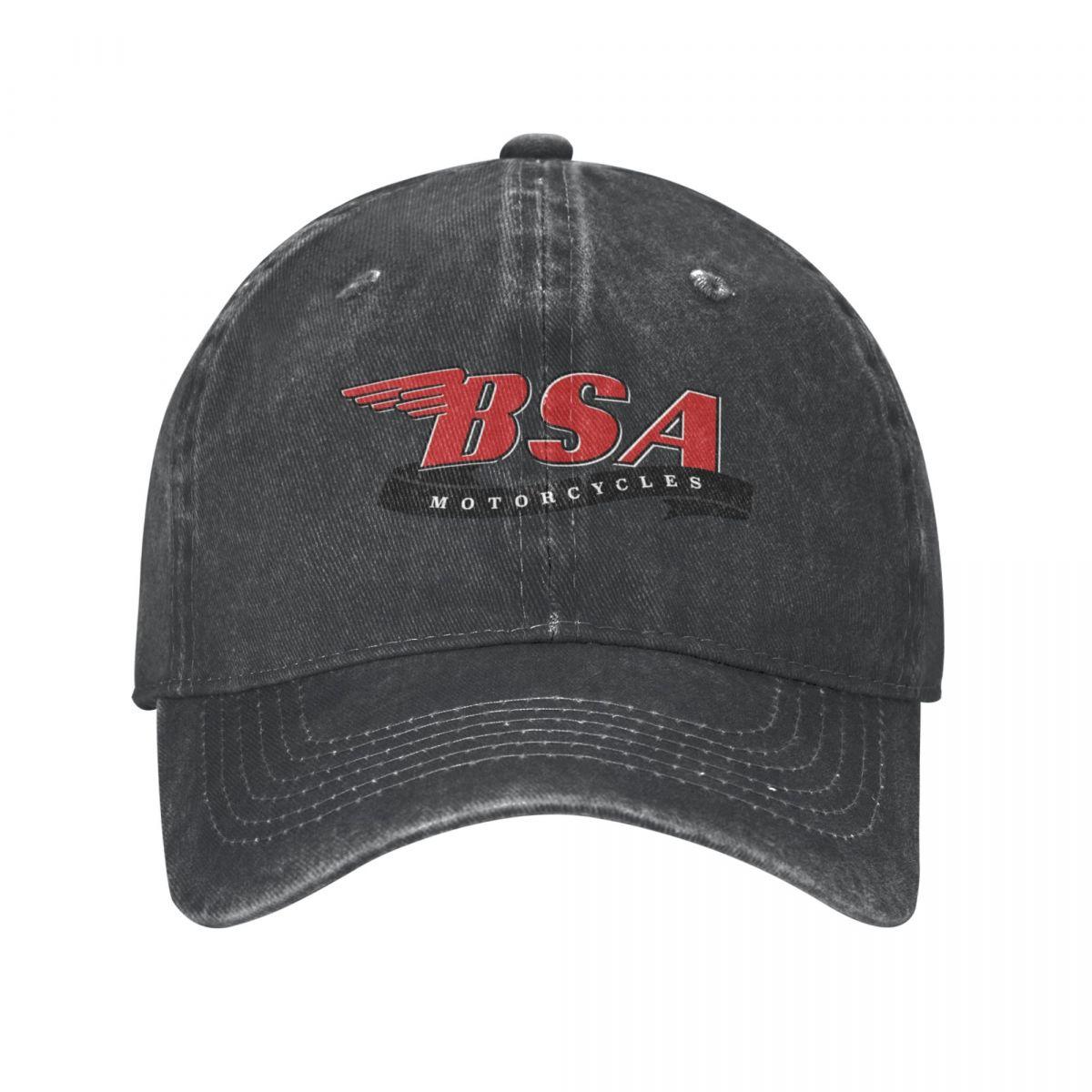 91440605MAC3NXC54W Klassieke BSA Motorcycles Logo Baseball Cap Accessoires Vintage Distressed Cotton Snapback Cap Unisex Dames Outdoor Workouts Hoeden Cap One Size