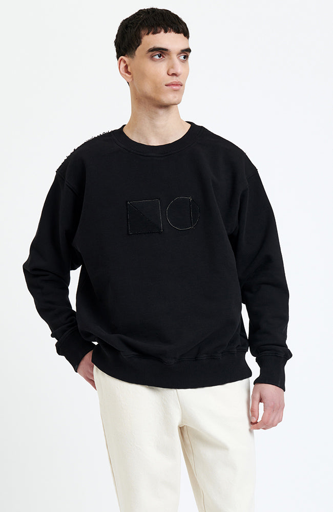 New Optimist Herren vegan Pullover Olmo Schwarz