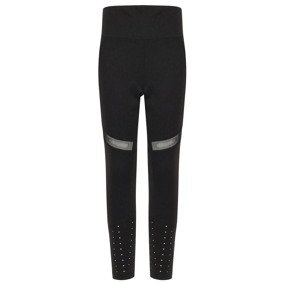Tombo meisjes legging met panelen 11-13 zwart