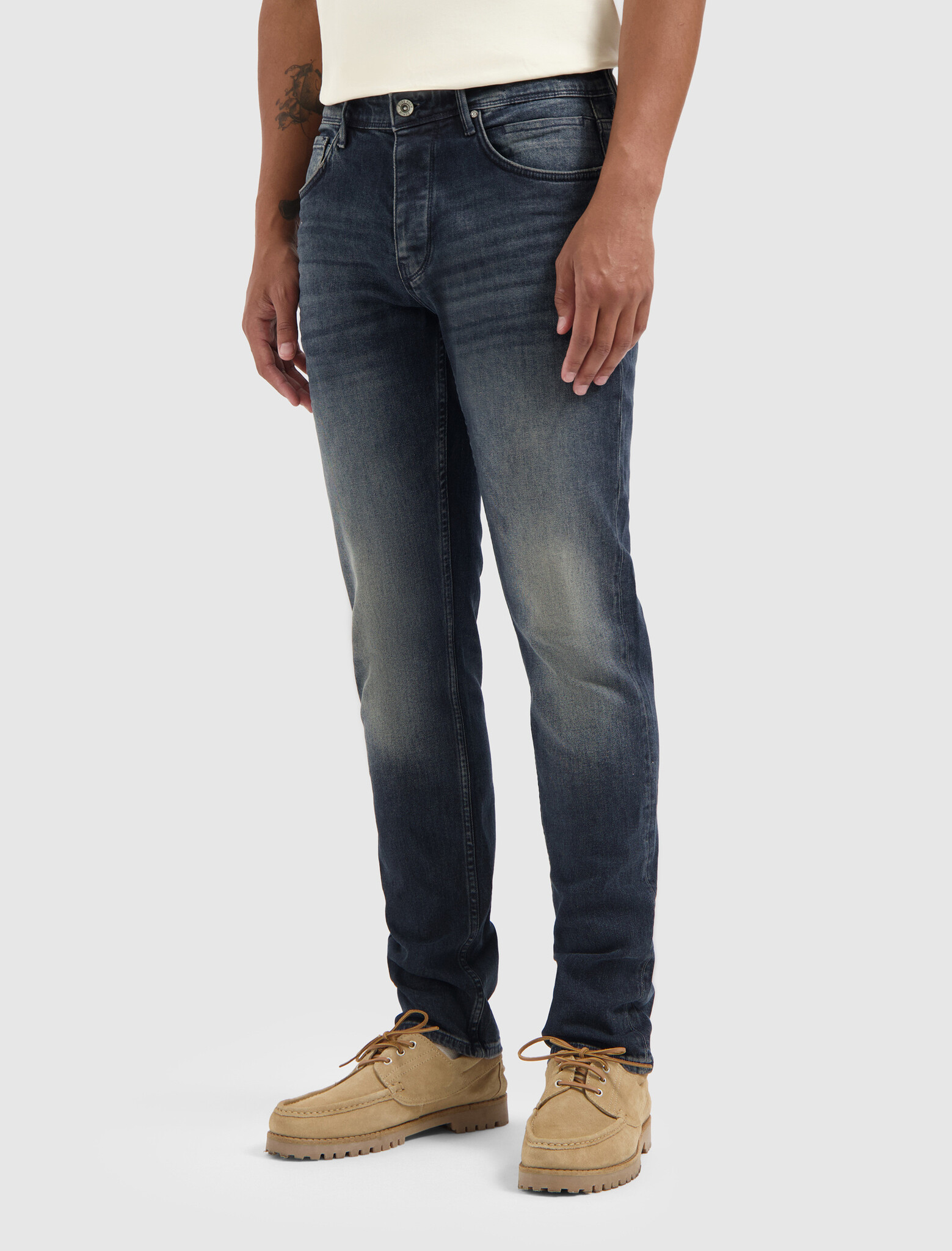 Pure Path The Ryan Slim Fit Jeans Denim Dark Blue 