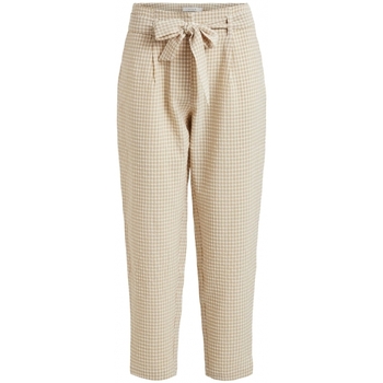 Vila Broek  Pants Laidas 7/8 - Cement