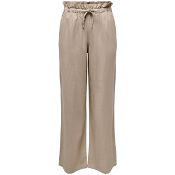 Only Broek  Pants Caro Wide - Oxford Tan