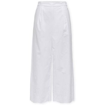 Only Broek  Roxanne Long Trousers - Bright White