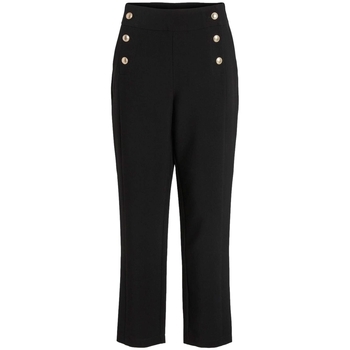 Vila Broek  Trousers Winnie Wide 7/8 - Black