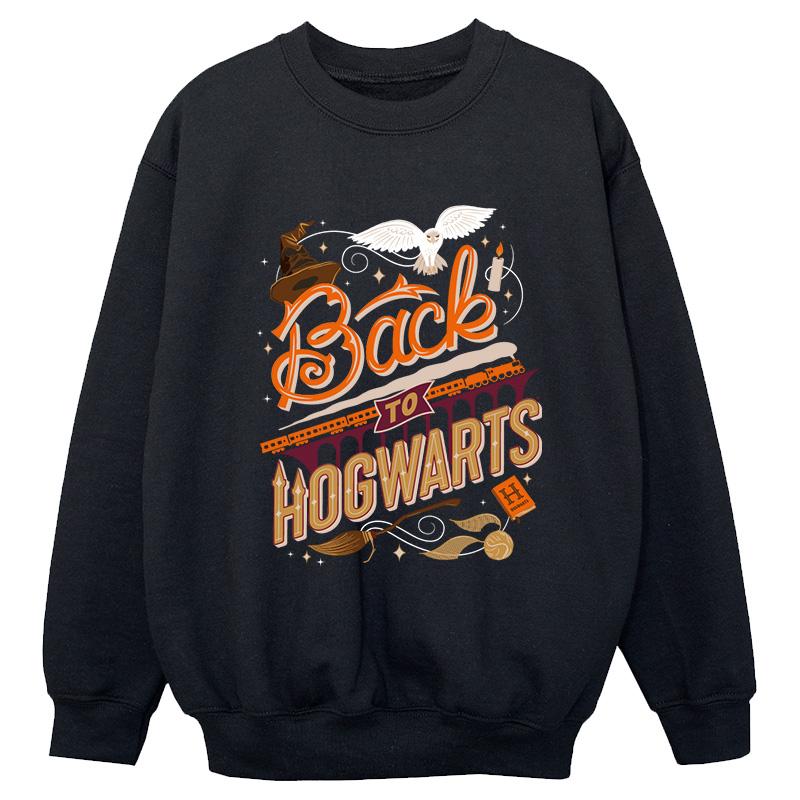 Harry Potter Girls Terug naar Zweinstein Sweatshirt 12-13 zwart