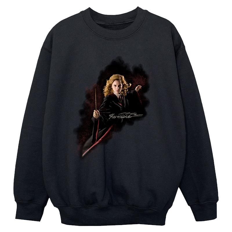 Harry Potter meisjes Hermione vecht als een meisjessweater 9-11 Years zwart