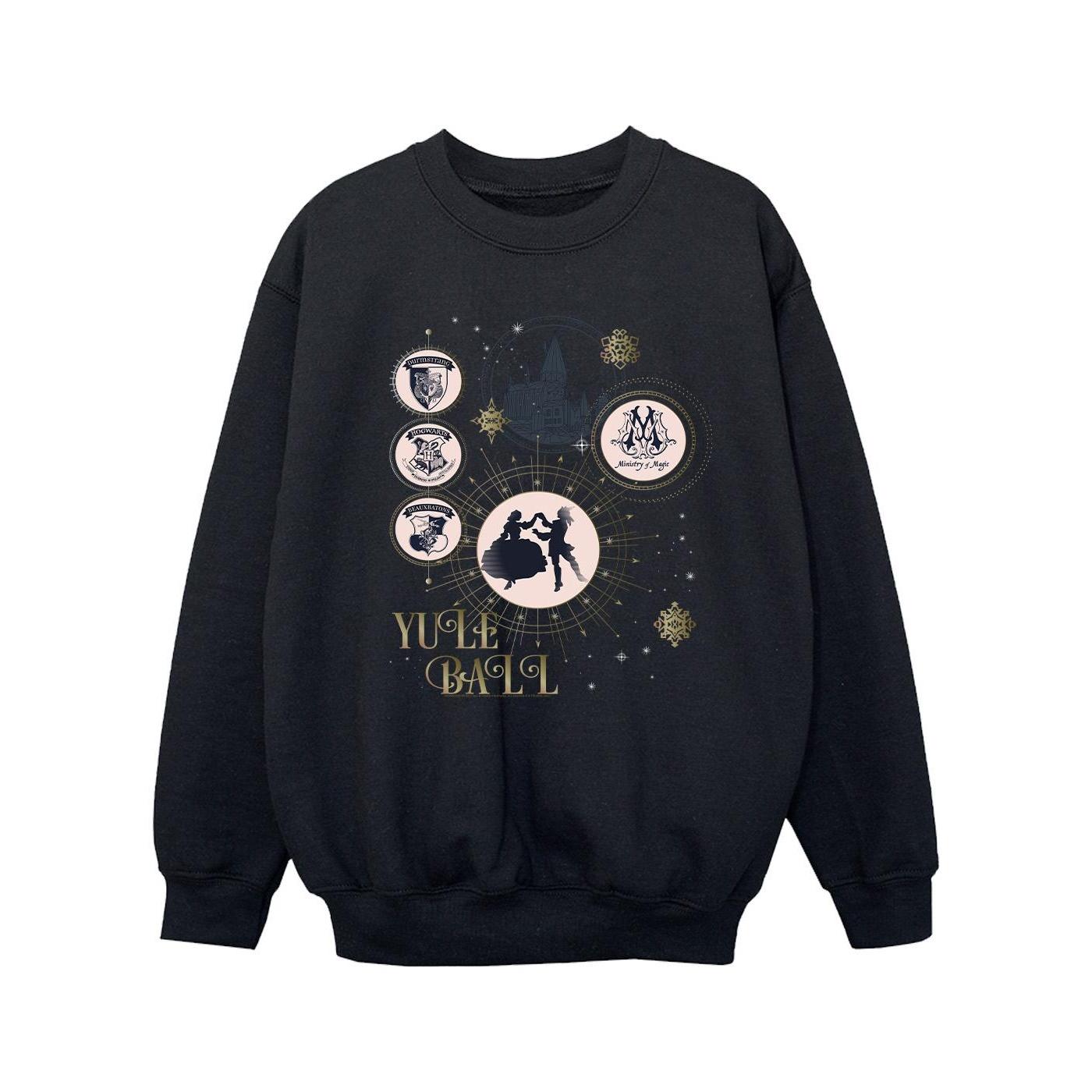 Harry Potter meisjes Yule Ball Sweatshirt 9-11 Years zwart