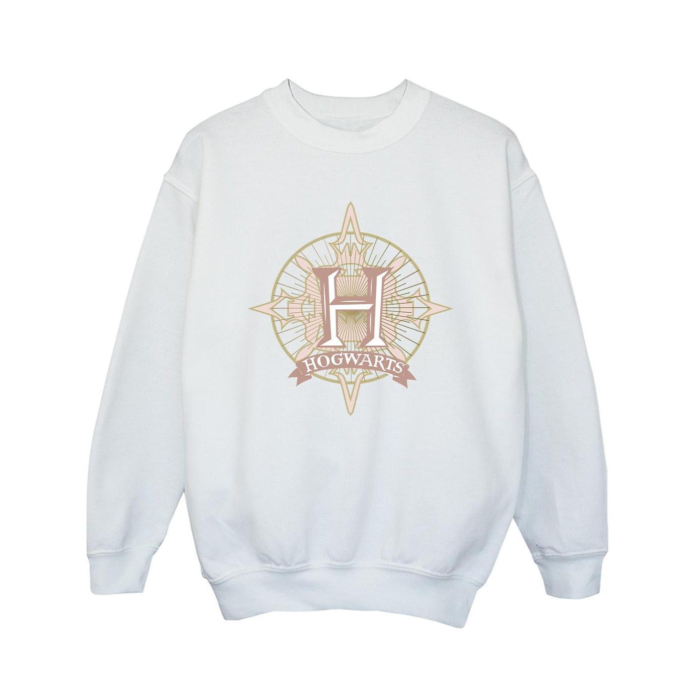 Harry Potter meisjes Zweinstein Sneeuwvlok Sweatshirt 3-4 Years wit