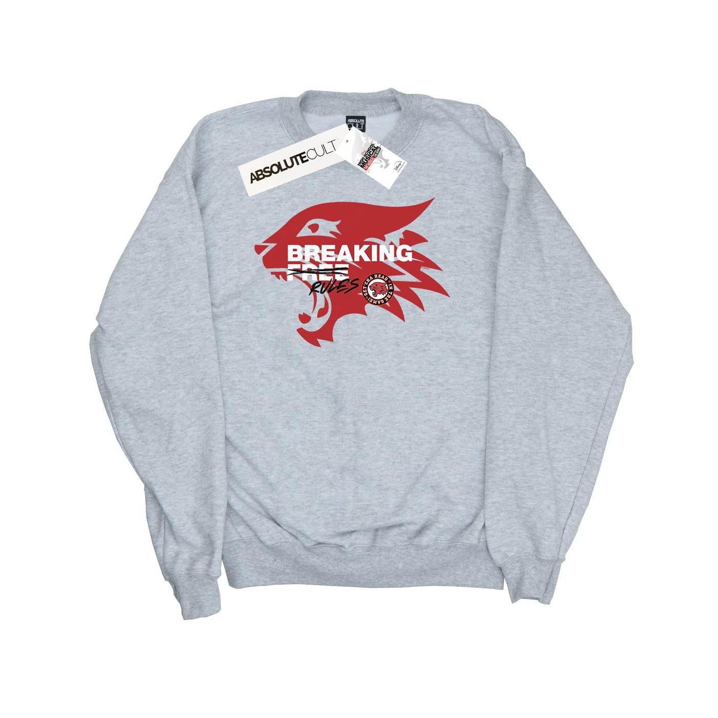 Disney Girls High School Musical het muzikale brekende regels-sweatshirt 9-11 Years grijs