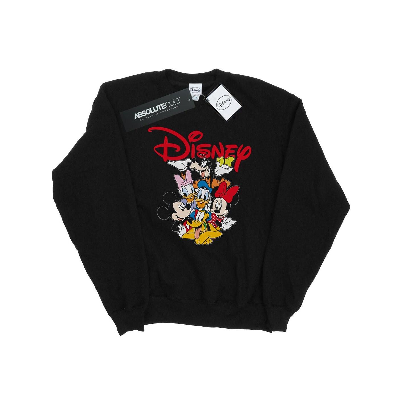 Disney Mickey Mouse-sweatshirt met ronde hals voor meisjes 5-6 Years zwart
