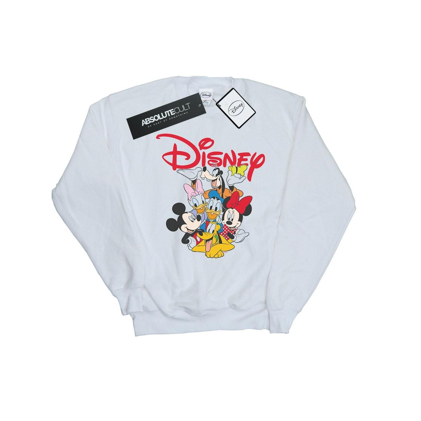 Disney Mickey Mouse-sweatshirt met ronde hals voor meisjes 7-8 Years wit