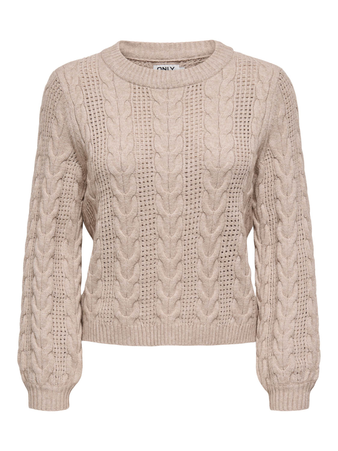 Only Onlrubina Ls Cable O-neck Knt Noos