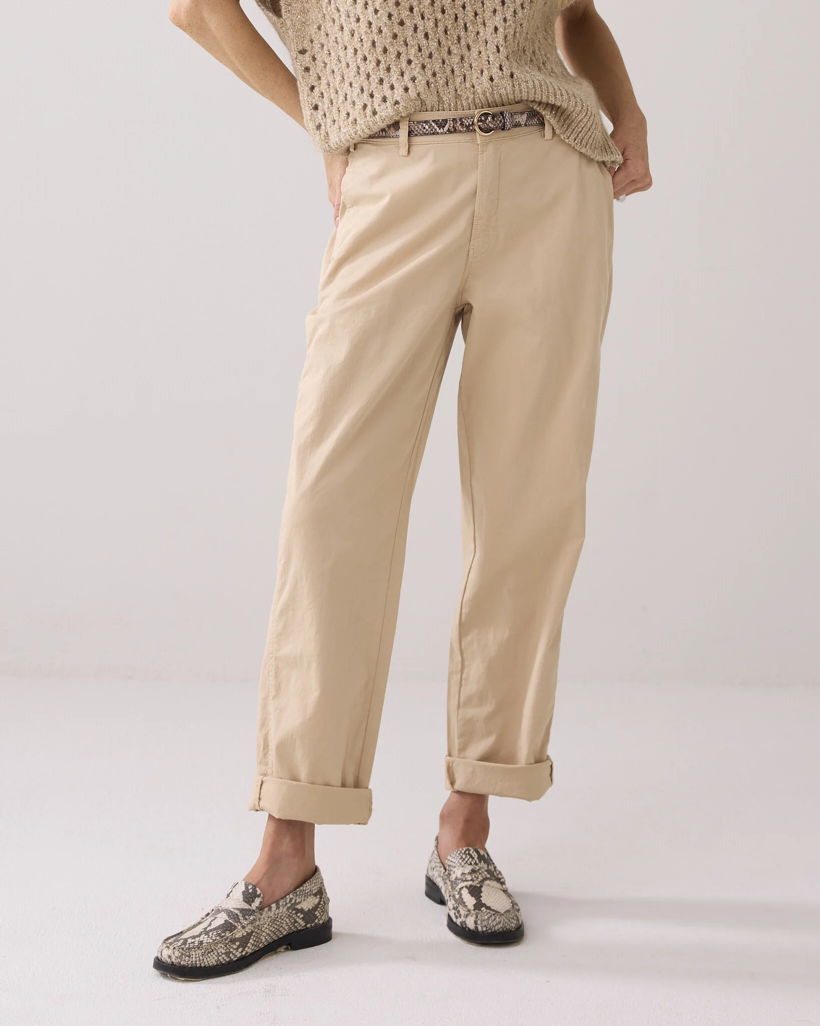 Summum 4s2743-12194 722 cocoon chino aurora stretch twill alpaca