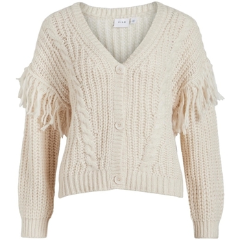 Vila Mantel  Aksina Cardigan L/S - White Sand