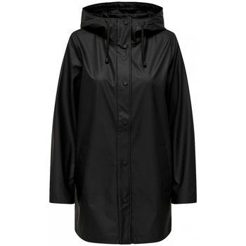 Only Mantel  New Ellen Raincoat - Black