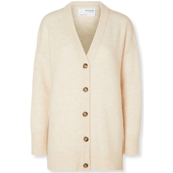 Selected Mantel  W Noos Maline Long L/S - Birch