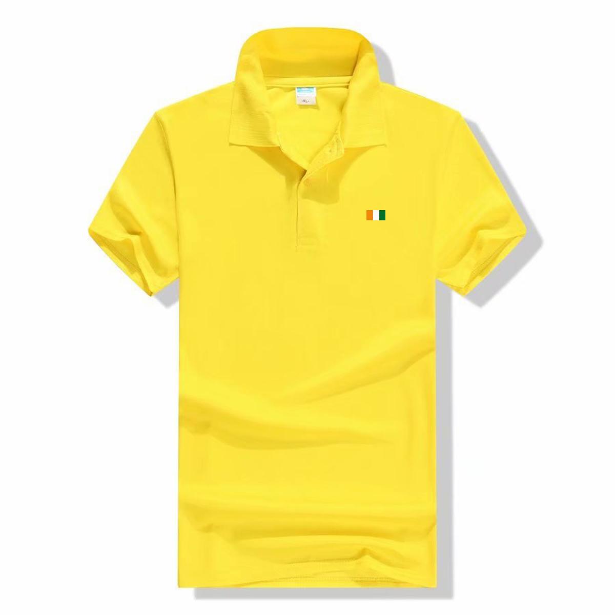 FEGKZLI Fashion Casual herenpoloshirts met korte mouwen Zomerpolo's M geel