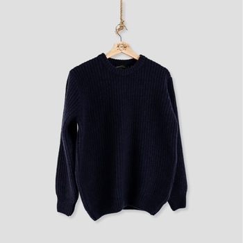 Armazém Das Malhas Trui   Chunky Knit - Navy