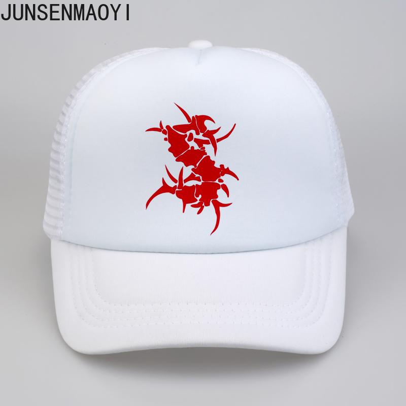 CASUAL LOOK SEPULTURA Metal Rock Band Baseball Caps zomer Mannen Vrouwen Bedrukte Letters Cool Baseball Mesh Net Trucker Cap Ouder-kind Zonnehoed kid 52to55cm Head