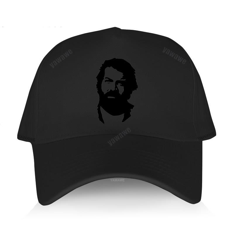 HAPPYHORSE Heren zomer baseballpet zwart katoen verstelbare hoed casual stijl ontwerper BUD SPENCER wit unisex cool outdoor jongen caps Adjustable