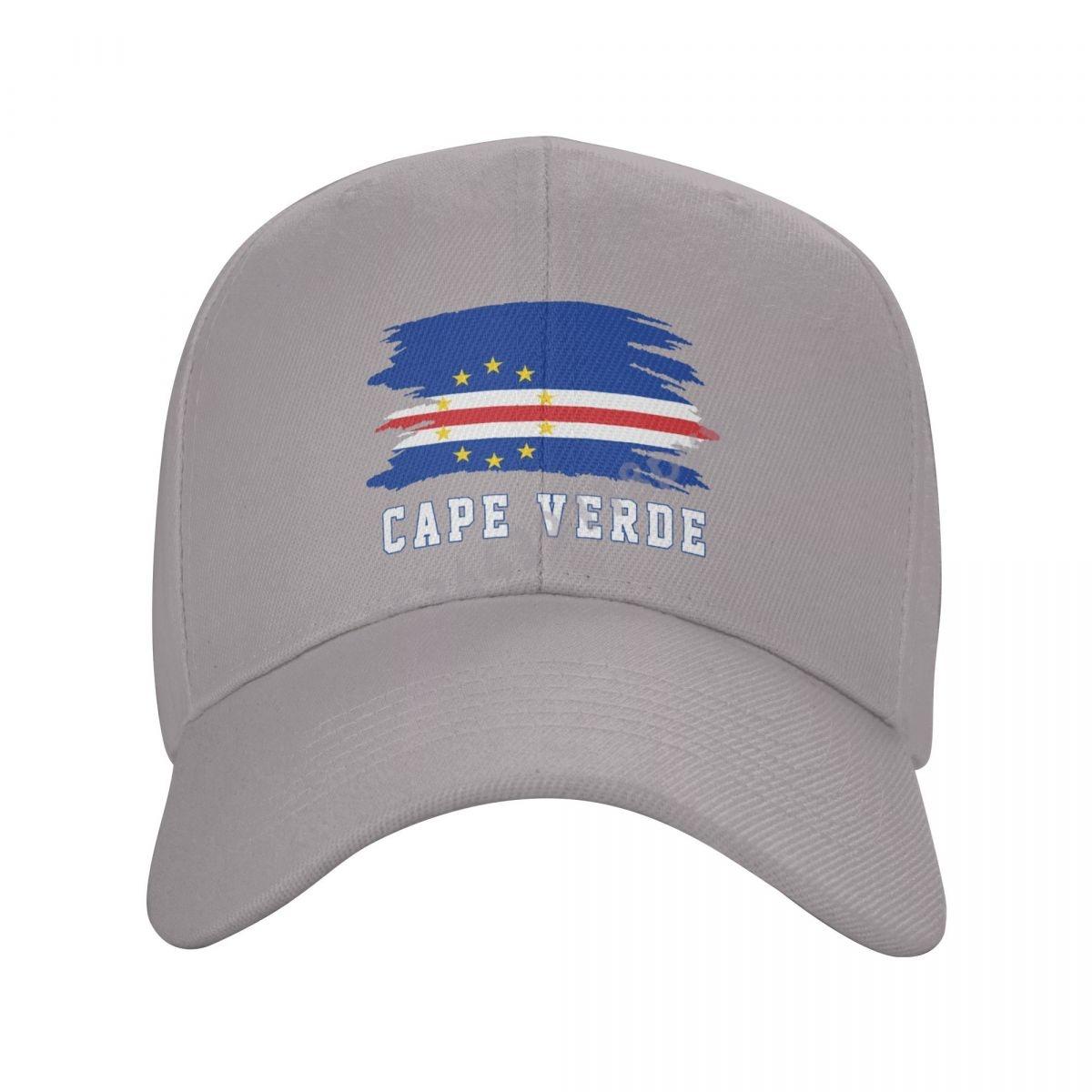 ALLRICK Baseball Cap Kaapverdië Vlag Kaapverdische Fans Landkaart Wild Zonnescherm Peaked Verstelbare Outdoor Caps voor Unisex WoUnisex One Size