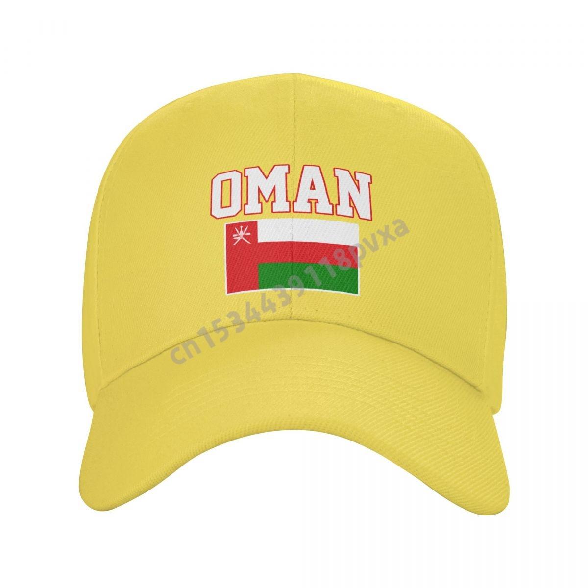 ALLRICK Baseball Cap Oman Vlag Omanis Fans Landkaart Wild Zonnescherm Peaked Verstelbare Outdoor Caps voor Unisex WoUnisex One Size