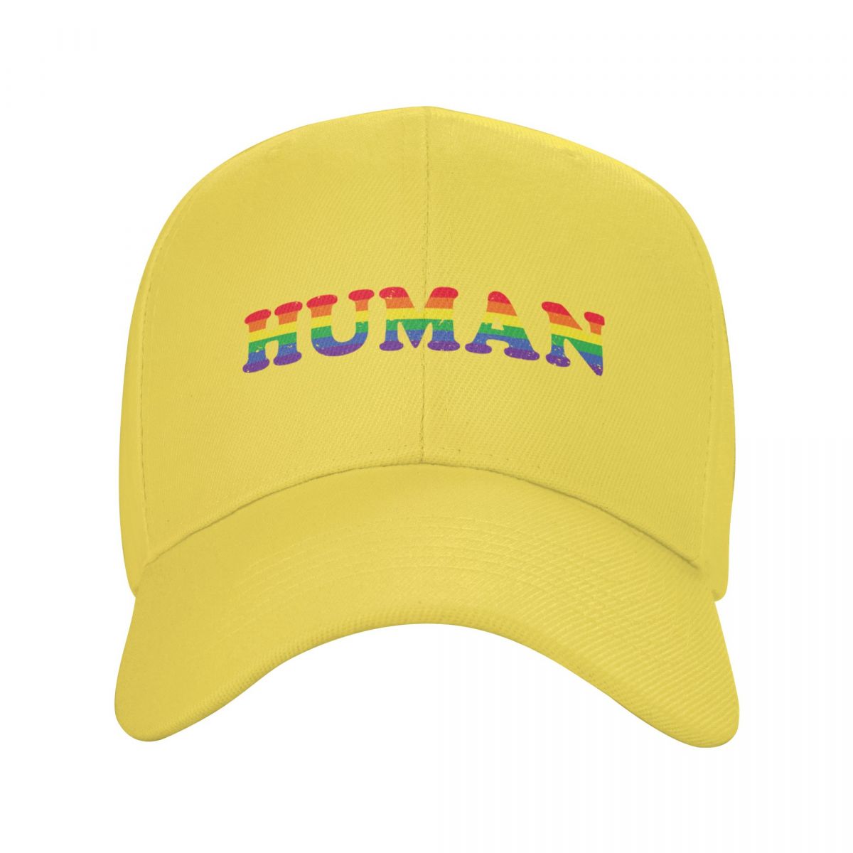 Beerloop Aangepaste Rainbow Gay Pride Menselijke Baseball Cap Zonwering Unisex Dames Verstelbare LGBT Lesbische Papa Hoed Herfst Snapback Caps Adjustable Cap