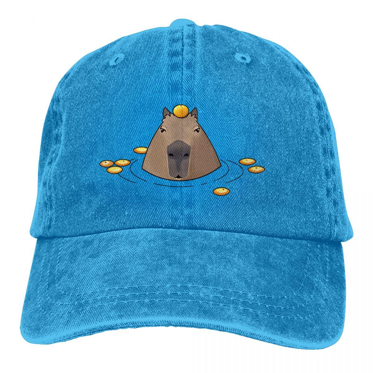 Colorbobble CAP Capybara Baseball Caps Petten met klep Zonnescherm Hoeden voor Unisex One Size