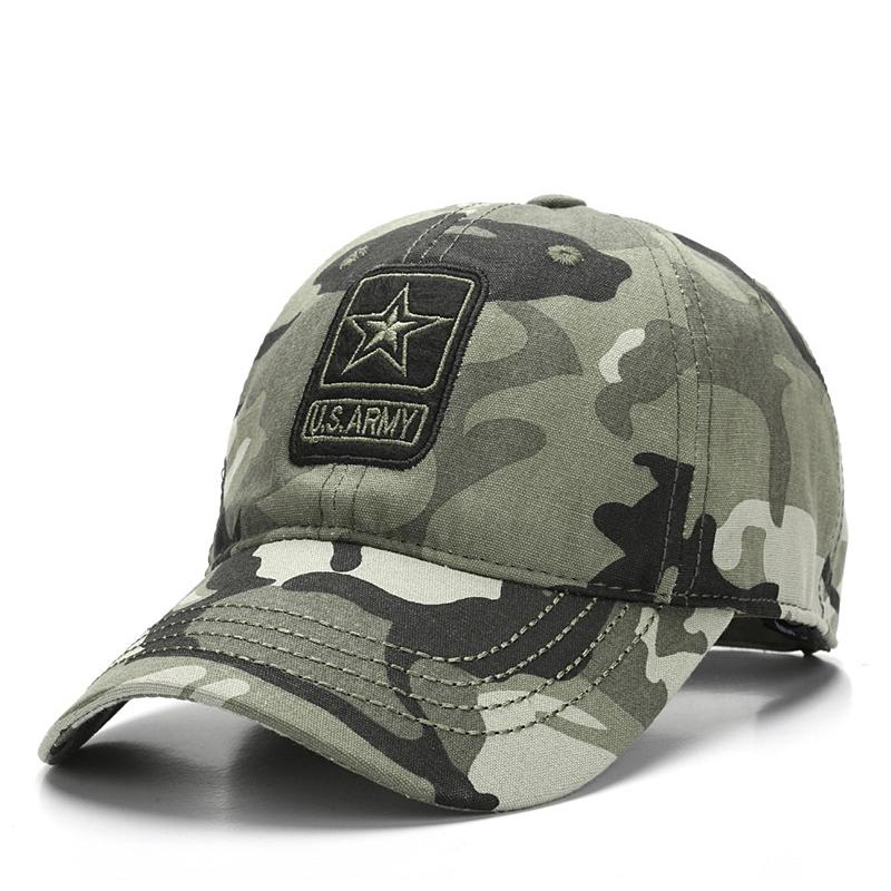 Colorbobble CAP Leger Camo Hoeden Unisex Dames Camouflage Baseball Cap Outdoor US SWAT Vrije tijd Vissen Cap Katoen Ademend Bergbeklimmen Sport Adjustable