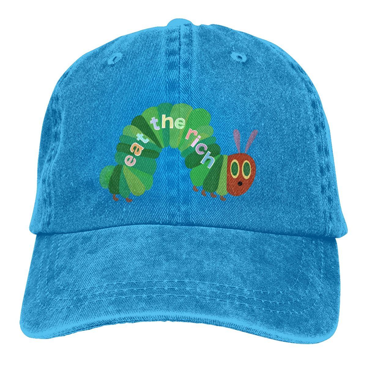 Colorbobble CAP Eet de rijke hongerige rups honkbalpet unisex hoeden dames vizier bescherming snapback petten One Size