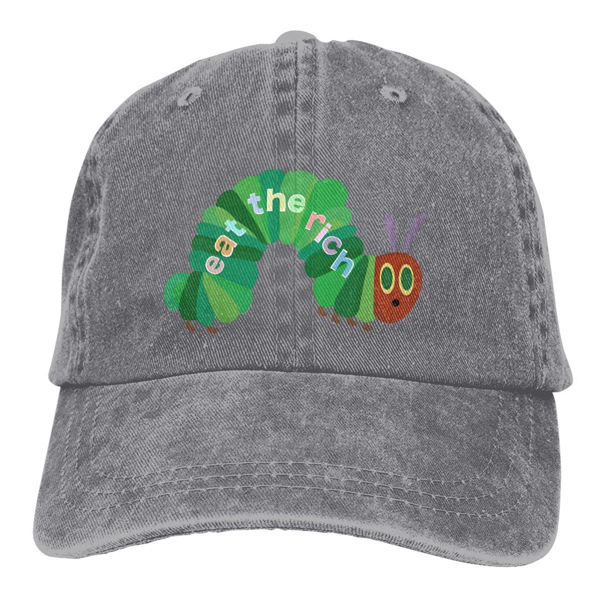 Colorbobble CAP Eet de rijke hongerige rups honkbalpet unisex hoeden dames vizier bescherming snapback petten One Size