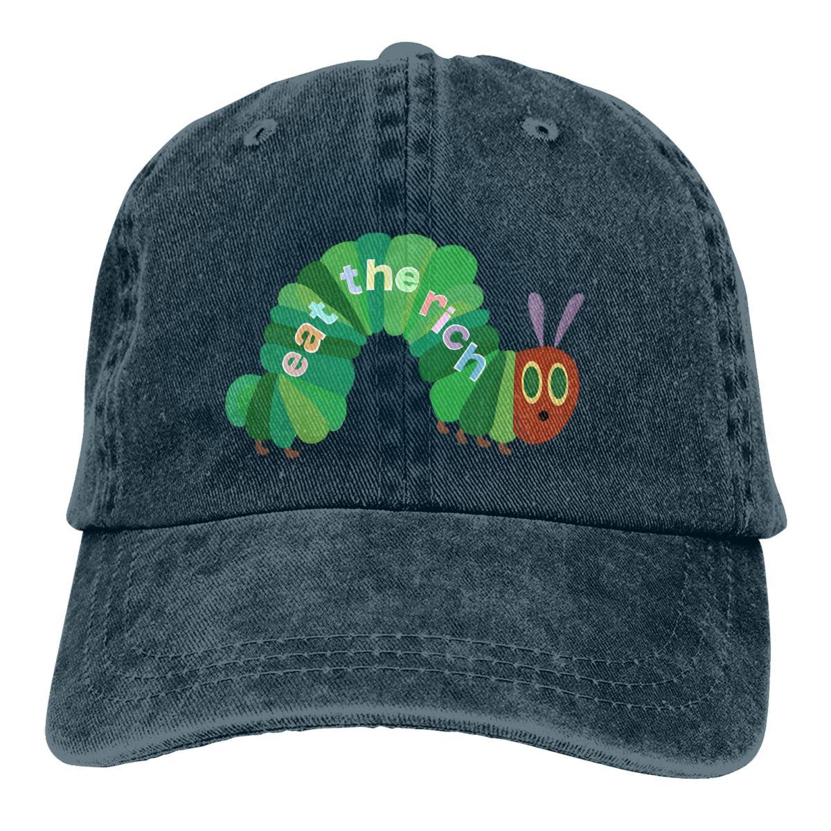 Colorbobble CAP Eet de rijke hongerige rups honkbalpet unisex hoeden dames vizier bescherming snapback petten One Size