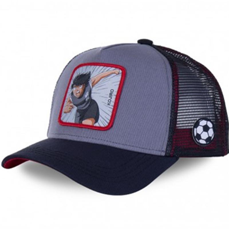 CASUAL LOOK Nieuwe Merk Anime Kapitein Tsubasa Snapback Katoen Baseball Cap Unisex Vrouwen Papa Mesh Hoed Trucker Dropshipping