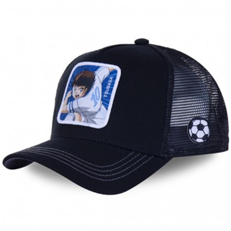 CASUAL LOOK Nieuwe Merk Anime Kapitein Tsubasa Snapback Katoen Baseball Cap Unisex Vrouwen Papa Mesh Hoed Trucker Dropshipping