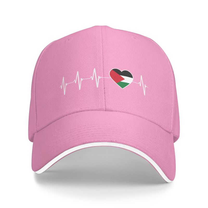 Animedrama Palestijnse hartslag Baseball Cap volwassen I Love Palestina land vlag hart familie verstelbare papa hoed voor unisex vrouwen hiphop Baseball Cap