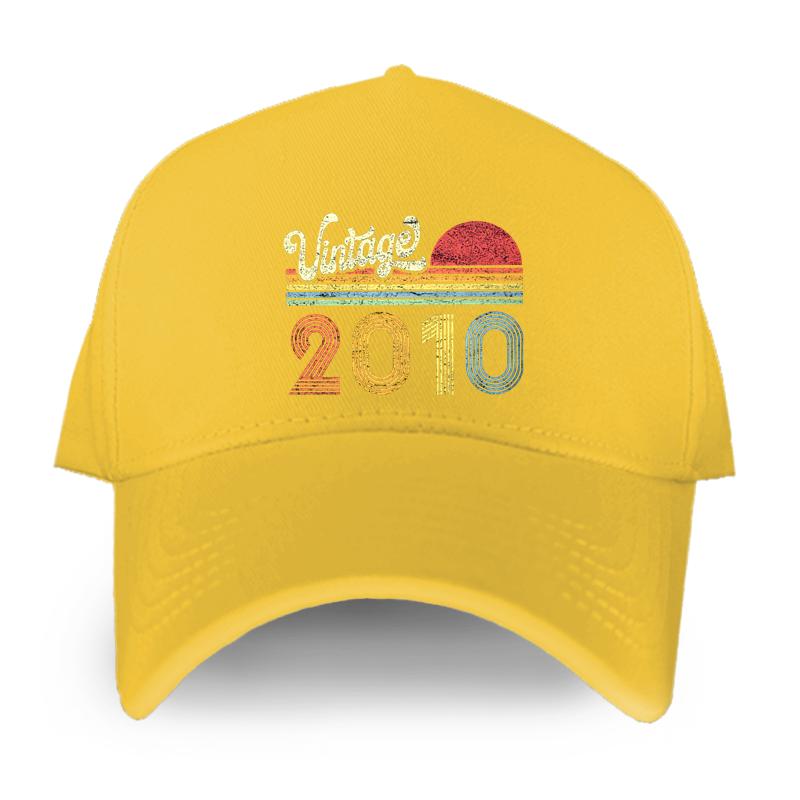 EUROLA 2010 Verjaardagscadeau Vintage Born Made 2010 Retro Zonsondergang Baseball Cap Unisex Vrouwen Caps Mode Hip Hop Hoed Adjustable
