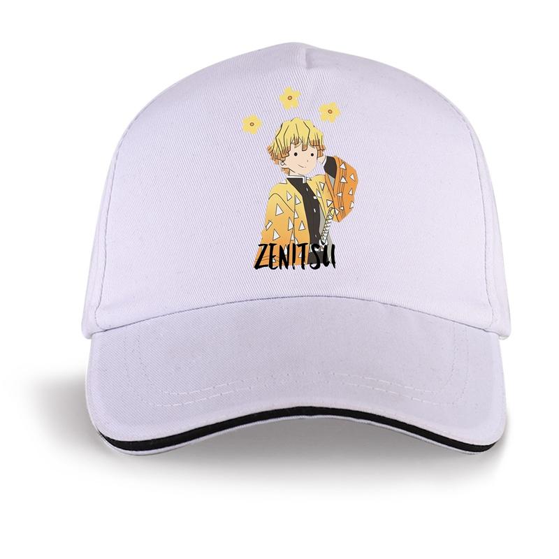 EUROLA Zenitsu Anime Demon Slayer Baseball Cap Cartoon Zonnescherm Zonnebrandcrème Kimetsu Geen Yaiba Hoed Japanse Stijl