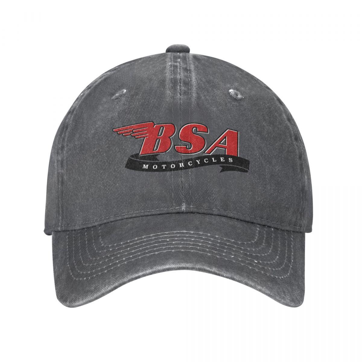 Flowers Fashion Klassieke BSA Motorcycles Logo Baseball Cap Accessoires Vintage Distressed Cotton Snapback Cap Unisex Dames Outdoor Workouts Hoeden Cap One Size
